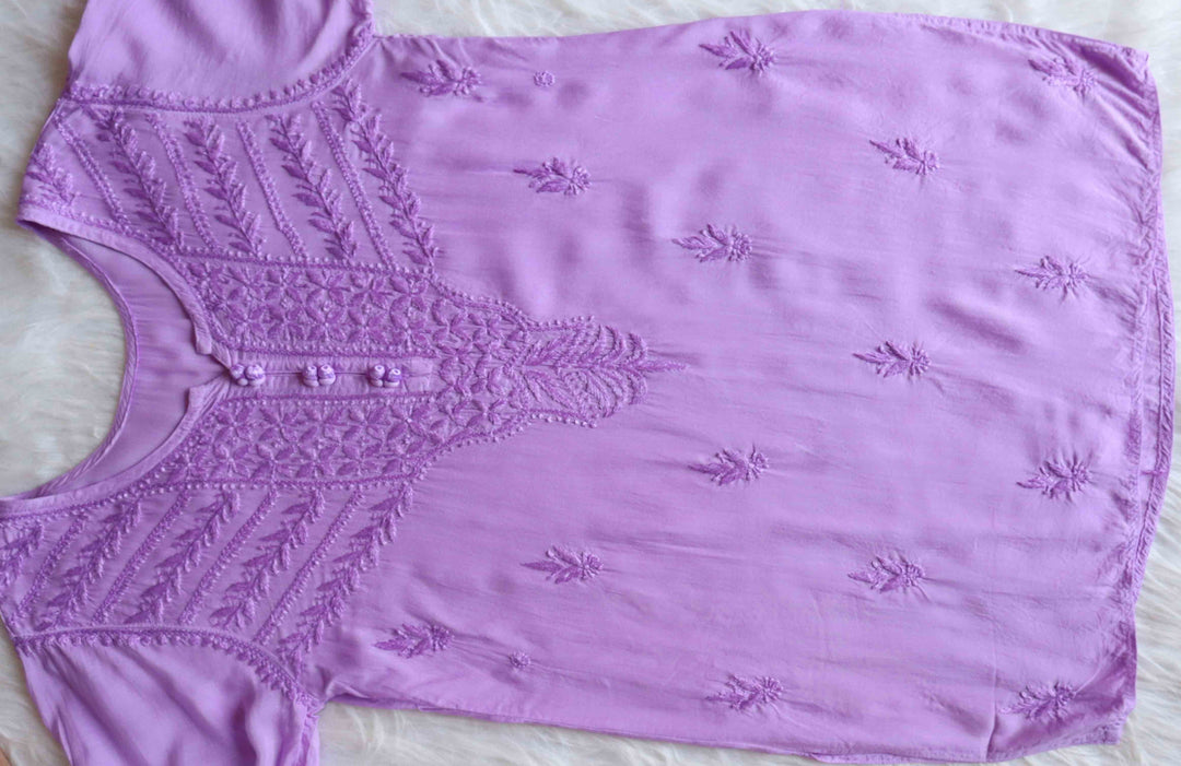 Aria Lavender Modal short top