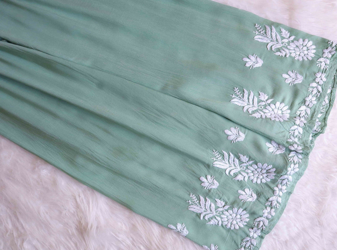 Haya Sage Rayon Kurta Pant set