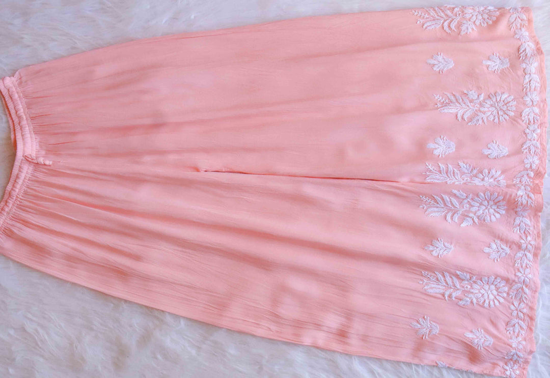 Haya Peach Rayon Kurta Pant set
