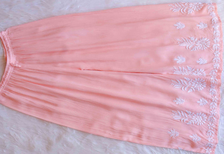 Haya Peach Rayon Kurta Pant set
