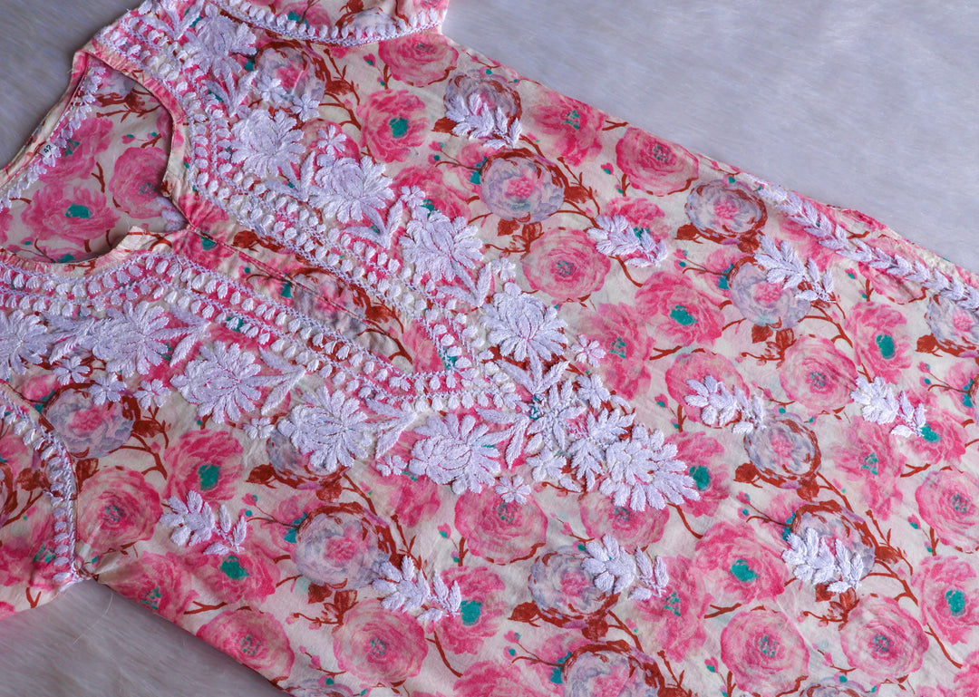 Noor Baby Pink Pure Mulmul set