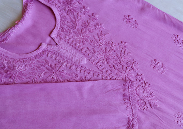 Aliyah Lavender Short Rayon Kurta