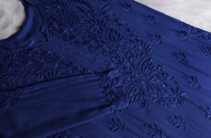 Nazakat Royal Blue 2 piece Rayon setr
