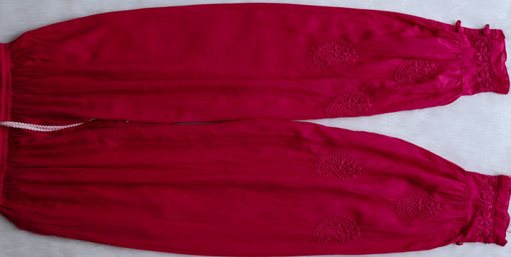 Zamda Afghani Deep Pink Pure Modal Set