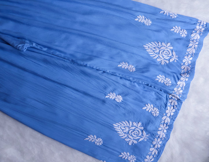 Mahnoor Ice Blue Pure Modal set