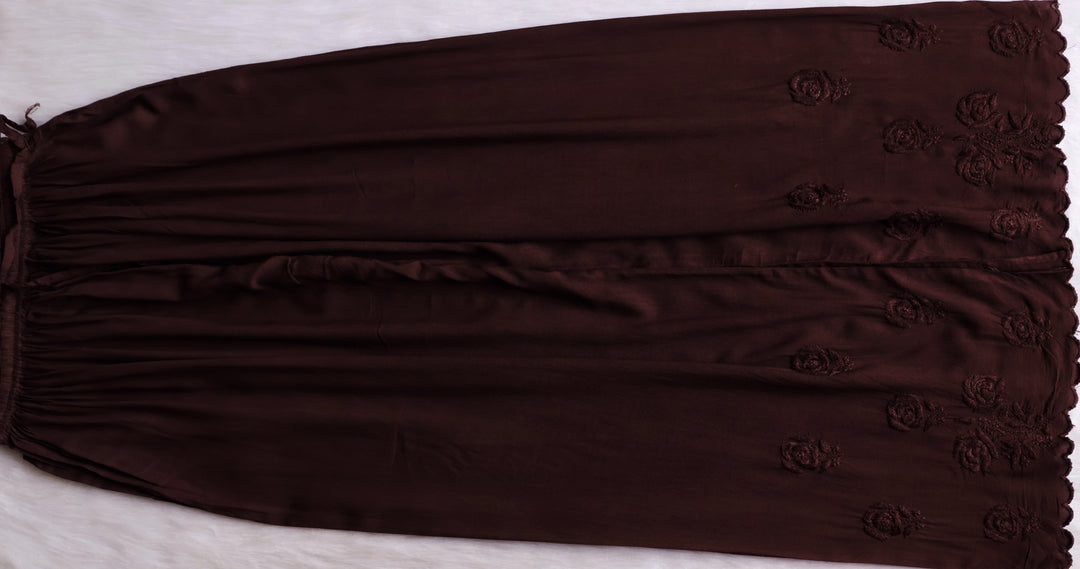 Gul Smoky Brown Scalloped Rayon set