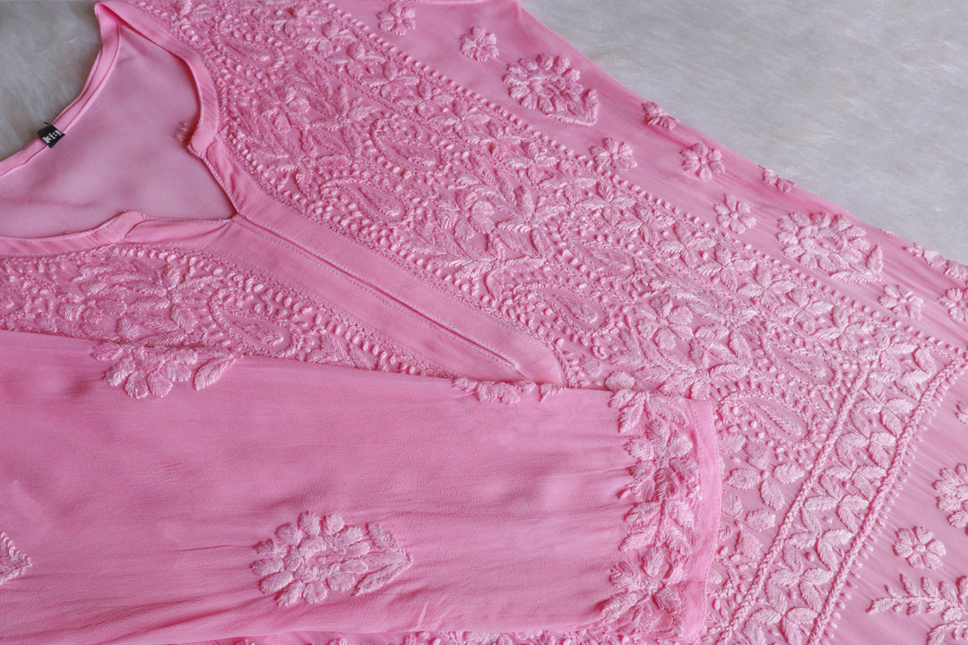 Ayzel Baby Pink Viscose 3 Piece Set