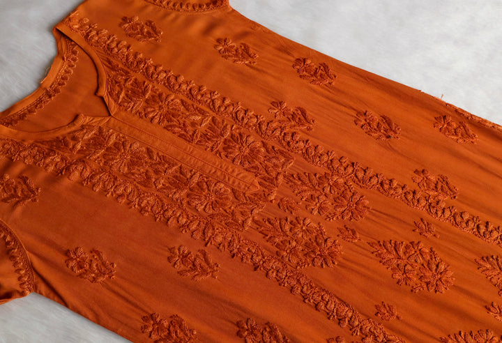 Amirah Golden Brown 2 piece Rayon set