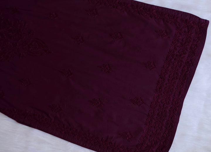 Anahira Deep Purple Cotton Kurta