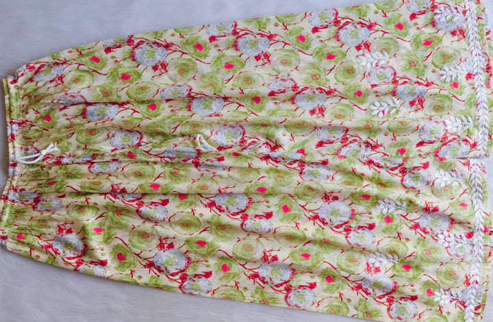 Noor Pastel Green Pure Mulmul set