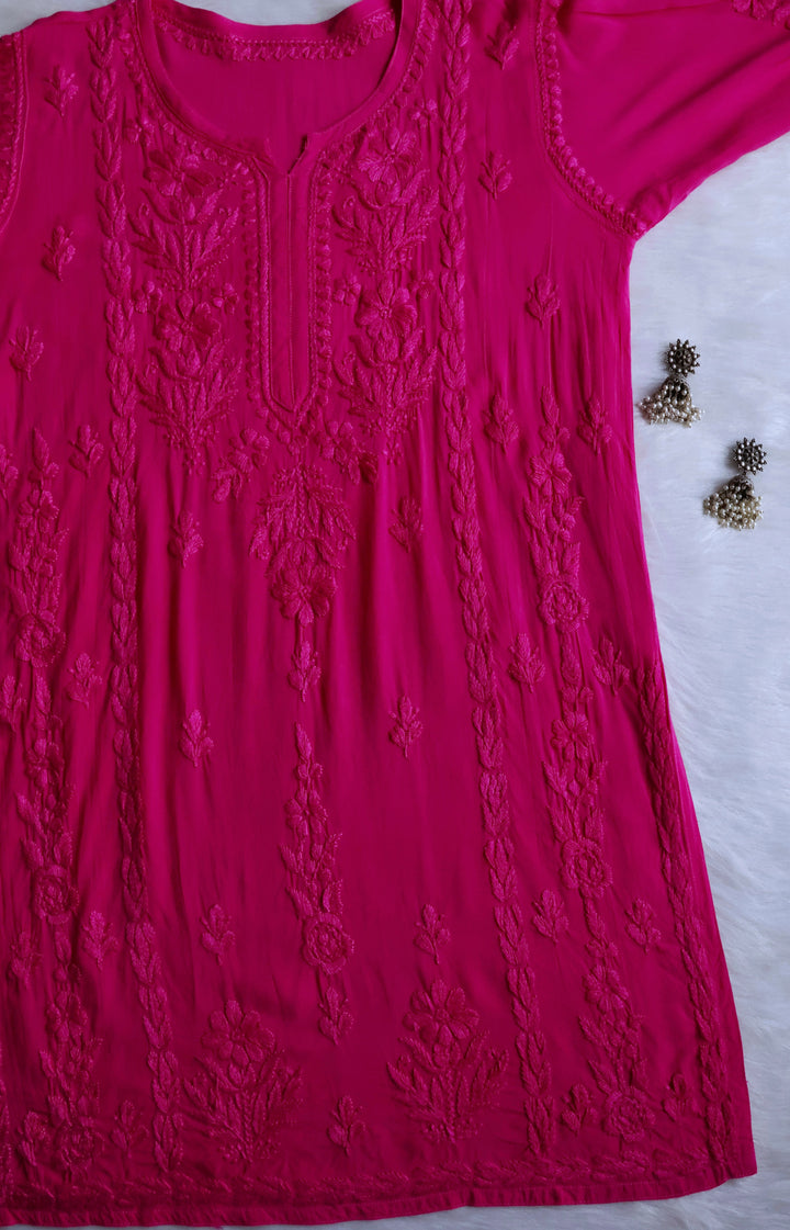 Mehreen Deep Pink Modal short top