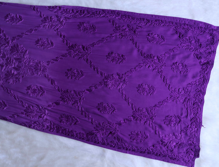 Alanah Purple Long Modal Kurta