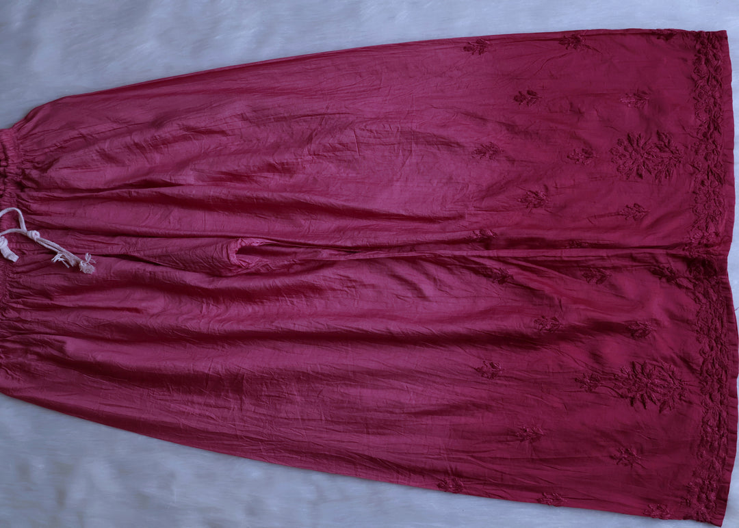 Jannat Dusty Purple Pure Chanderi set