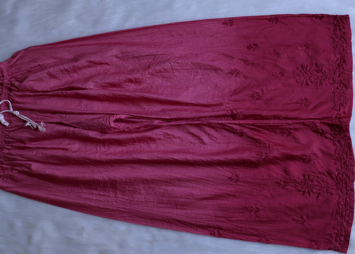 Jannat Dusty Purple Pure Chanderi set