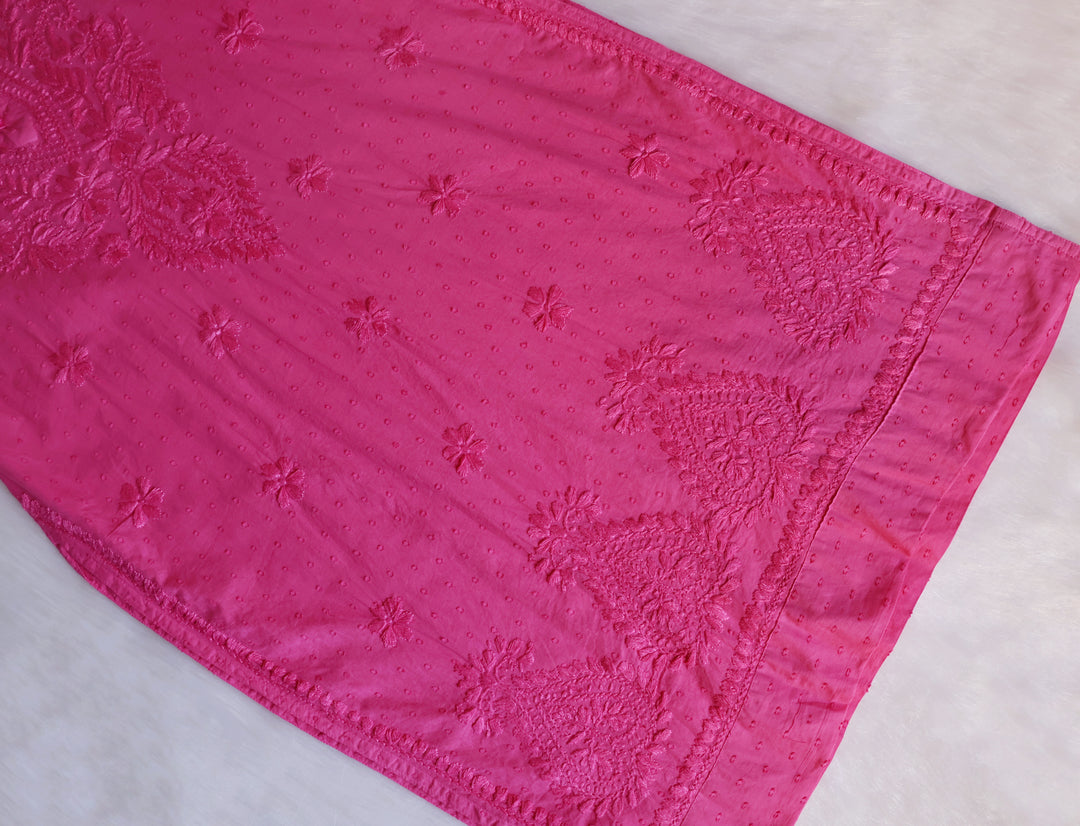 Nazakat Mauve Pink Cotton Kurta set