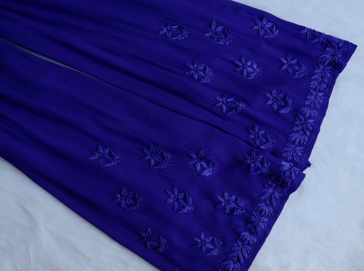 Zimra Royal Blue Viscose 3 Piece Set