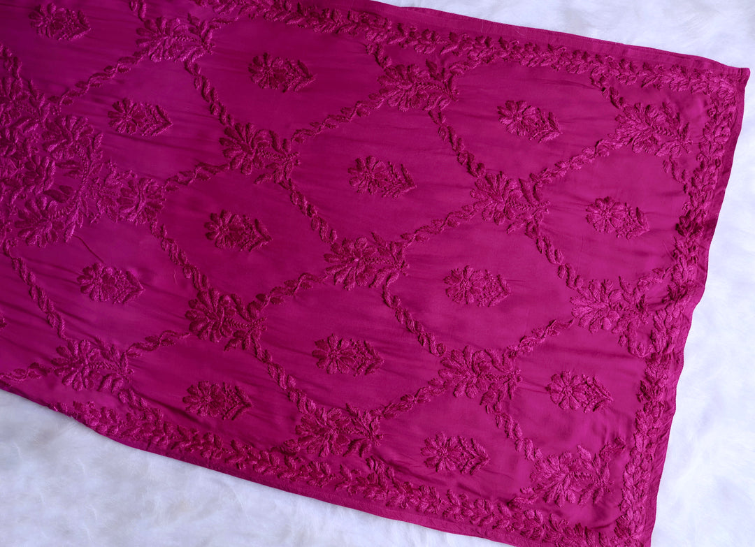 Alanah Deep Pink Long Modal Kurta