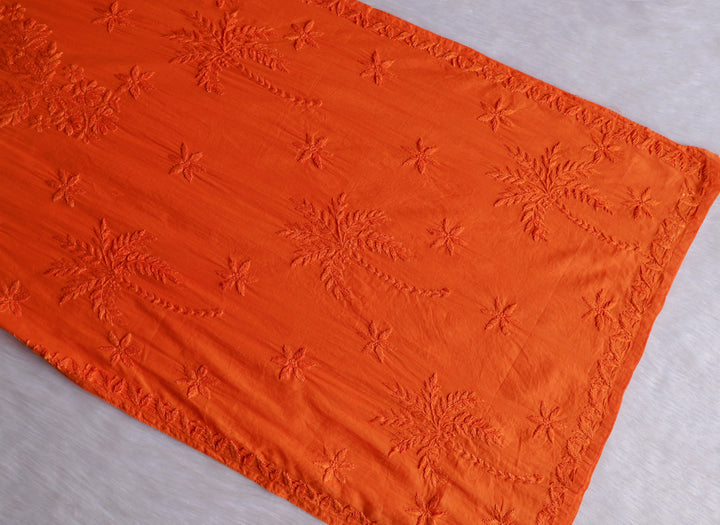 Zaira Saffron Pure Cotton Kurta