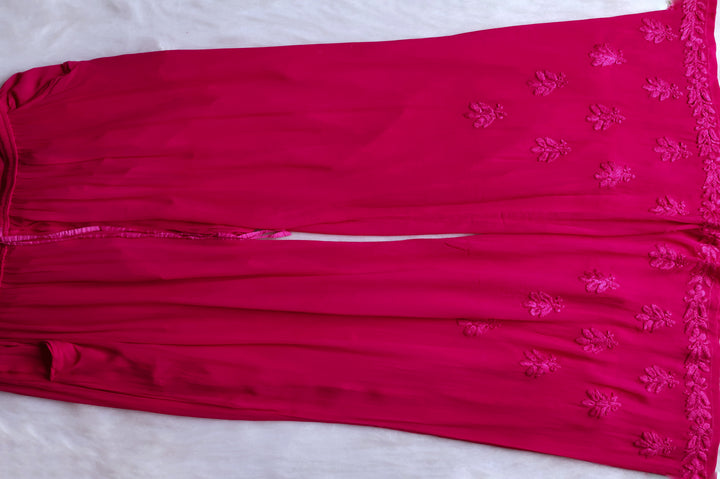 Zimra Deep Pink Viscose 3 Piece Set