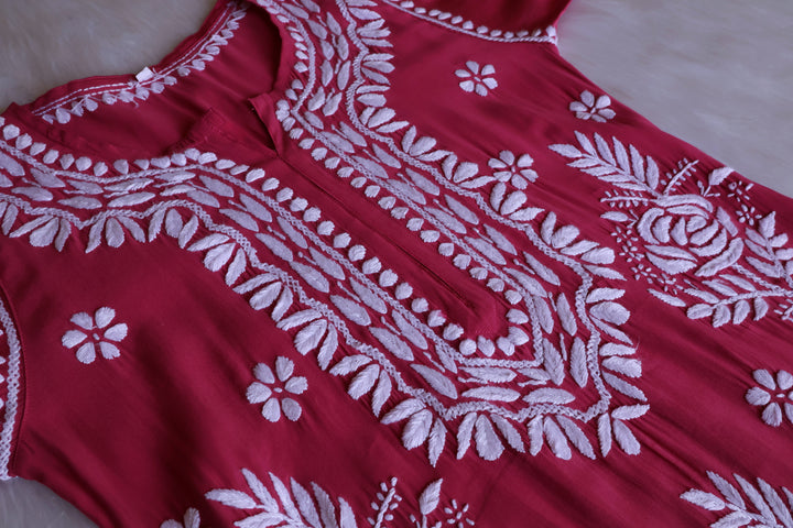 Anaisha Mauve Pink Silk Crepe Kurta set