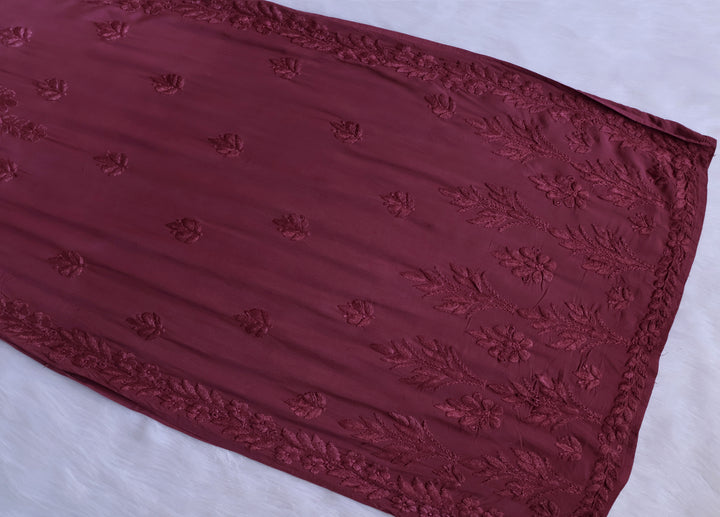Duaa Dusty Mauve Modal Ombre Kurta Pant set