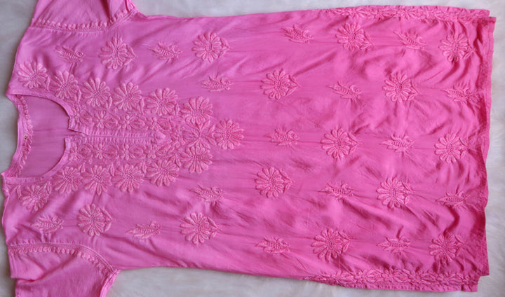 Nehmat Baby Pink Modal Garara set