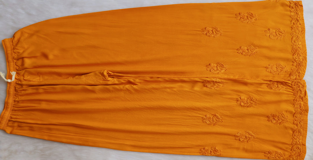 Farhaa Mustard 2 piece Rayon set