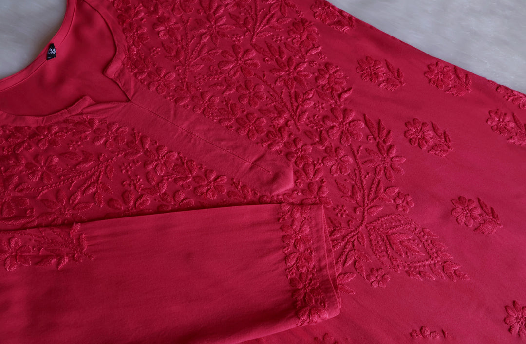 Iqra Mauve Pink 2 piece Rayon set