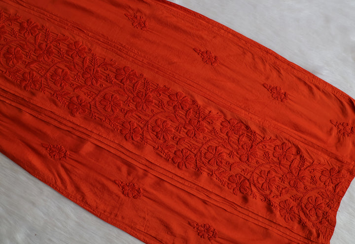 Mayra Rust Pure Muslin Kurta