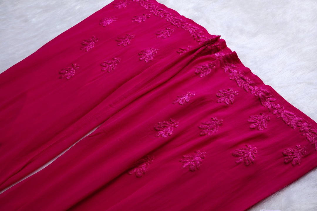 Zimra Deep Pink Viscose 3 Piece Set