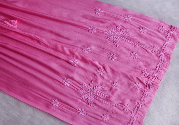 Mahnoor Baby Pink Modal Silk Kurta Set