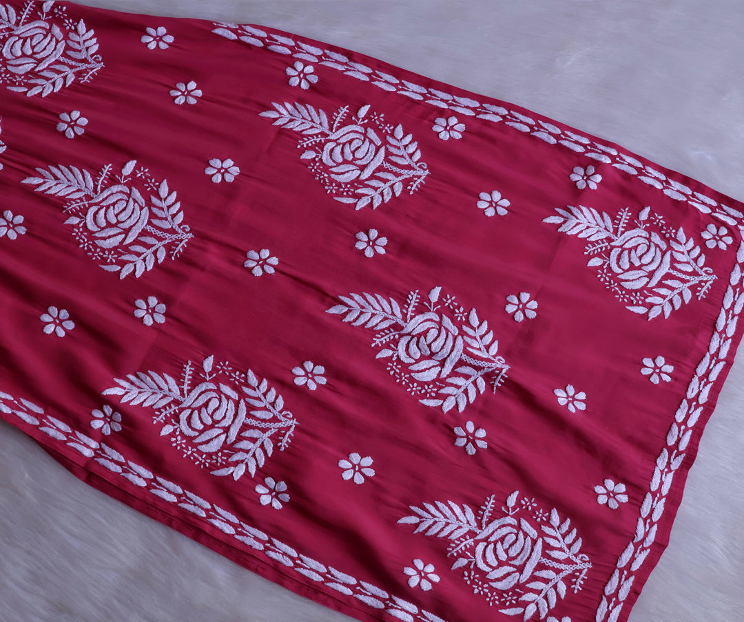 Anaisha Mauve Pink Silk Crepe Kurta set