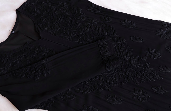 Zimra Black Viscose 3 Piece Set