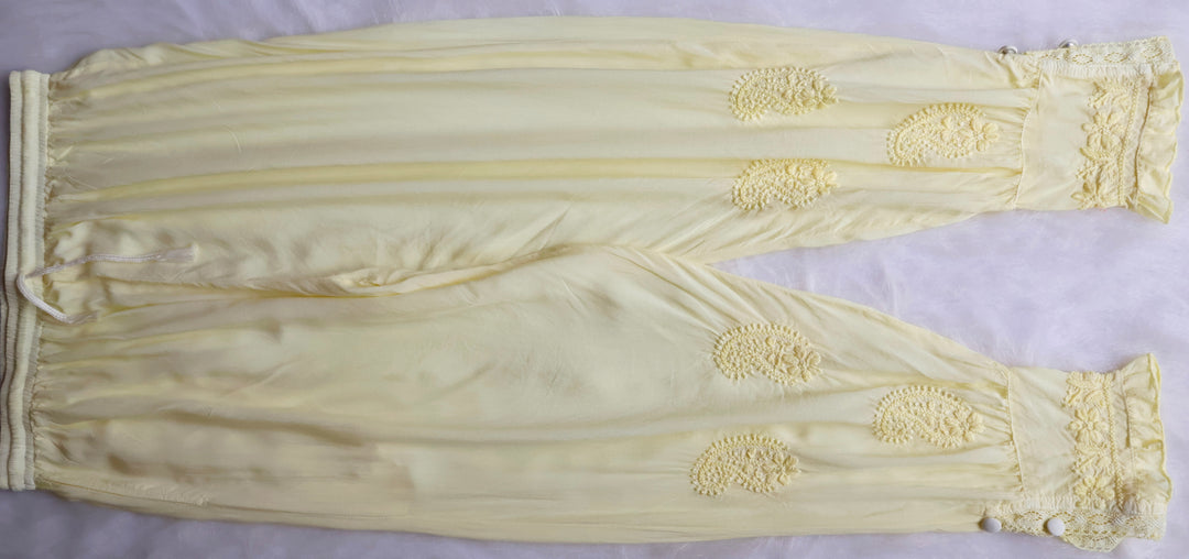 Zamda Afghani Butter Yellow Pure Modal Set