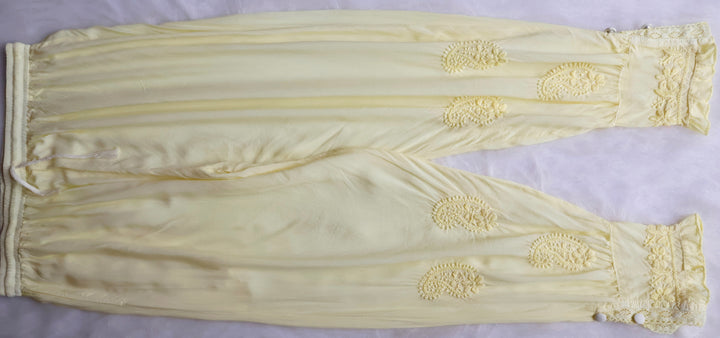 Zamda Afghani Butter Yellow Pure Modal Set