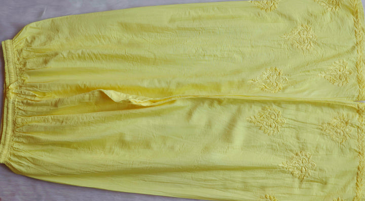 Alfiya Lemon Yellow Pure Chanderi set