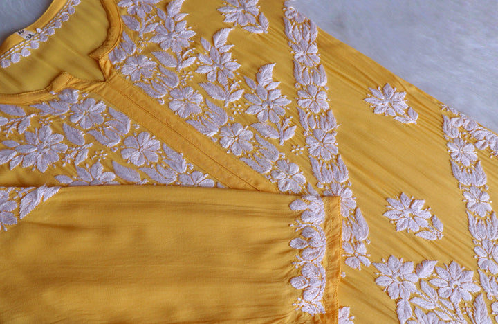 Zahrah Yellow Pure Modal set