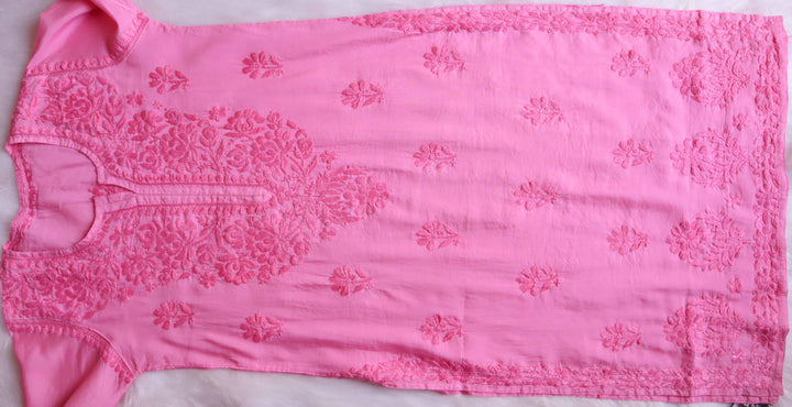 Jannat Baby Pink Chanderi Kurta