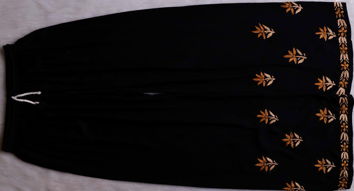 Gulaab Black, Caramel & Beige Rayon Kurta Set
