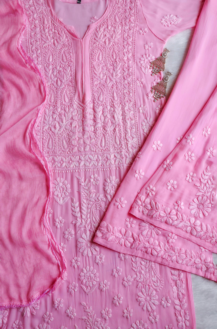 Ayzel Baby Pink Viscose 3 Piece Set