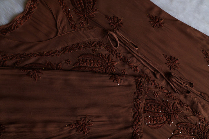 Hayaa Chocolate Brown Pure Modal 3 Piece Set