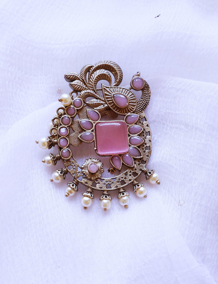 Princess Pink look-alike oxidised earrings