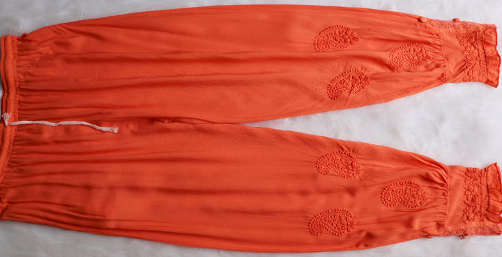 Zamda Afghani Orange Pure Modal Set