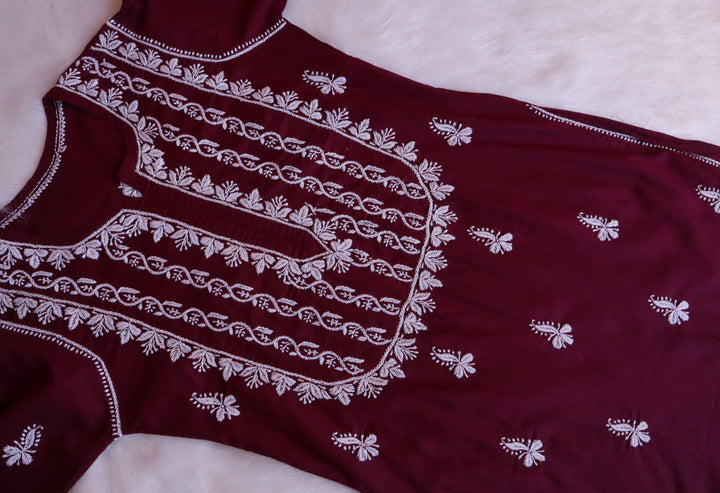 Maira Deep Purple Cotton Kurta