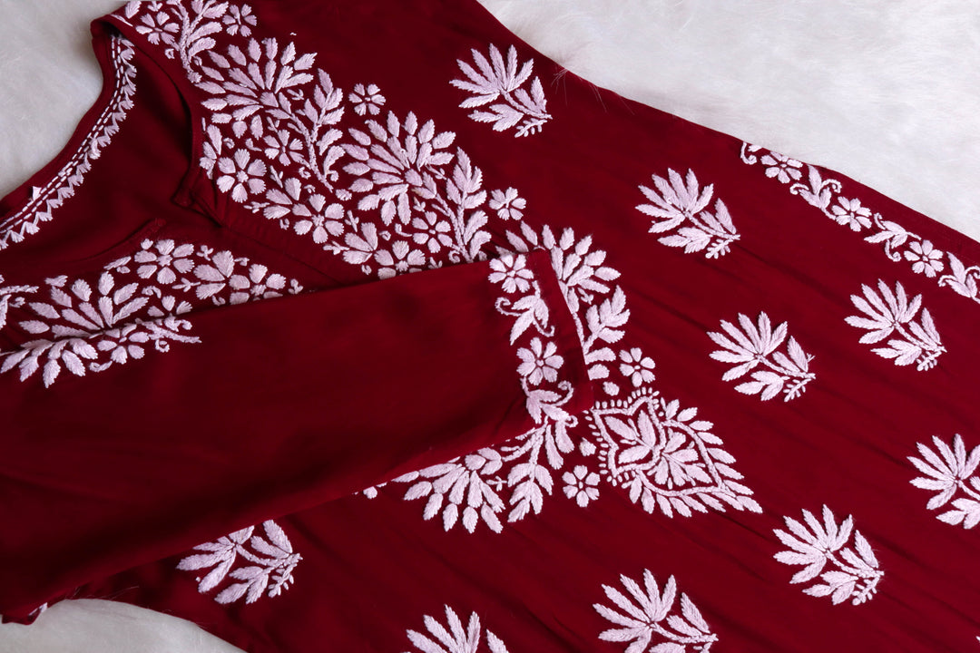 Sheiza Maroon Pure Modal set