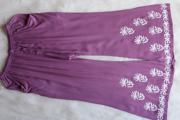 Mysa Dusty Purple Rayon Kurta Pant set