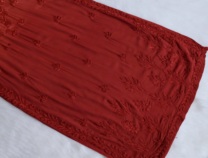 Duaa Rose Brown Modal Ombre Kurta Pant set