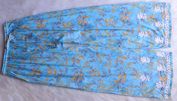Iris Sky Blue Pure Mulmul set