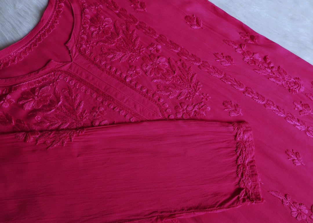 Mehreen Deep Pink Modal short top
