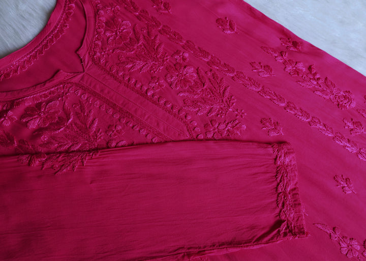 Mehreen Deep Pink Modal short top